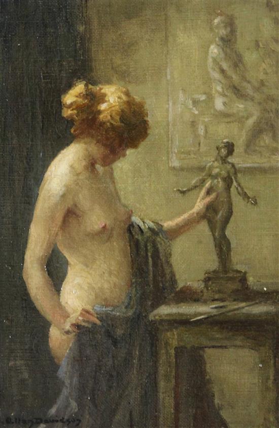 Allan Douglas Davidson (1873-1932) The sculptors gift, 9 x 6in.